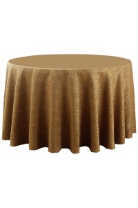 Customized double-layer hotel table cover design Jacquard hotel table cover waterproof and anti-fouling table cover special shop round table 1 meter 1.2 meters 1.3 meters, 1,4 meters 1.5 meters 1.6 meters 1.8 meters, 2.0 meters, 2.2 meters, 2.4 meters, 2. back view